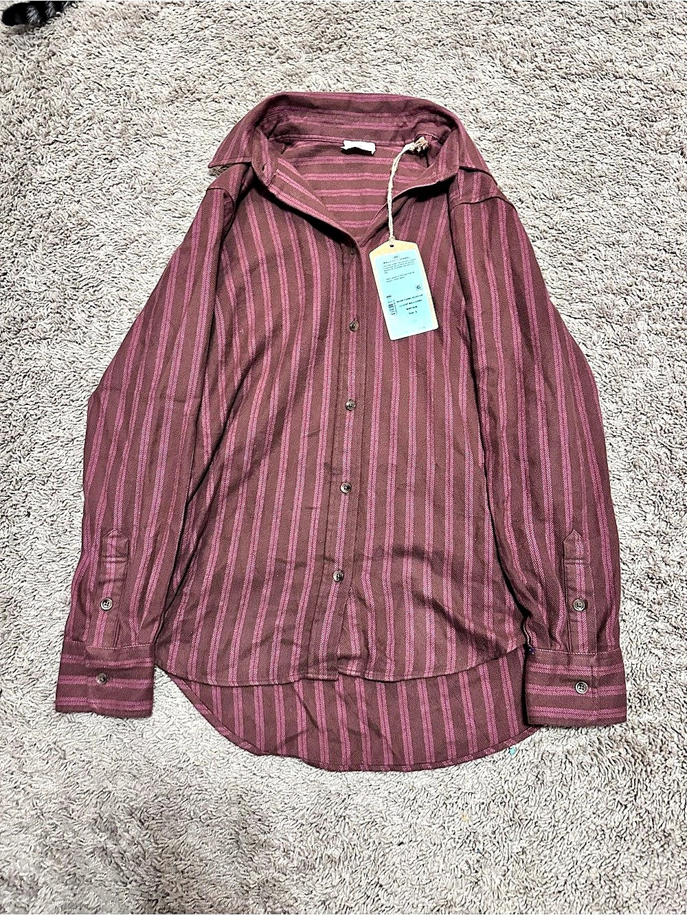 Faherty Nazare Flannel Shirt Cliff Walk Stripe

Size S Brand New With tags